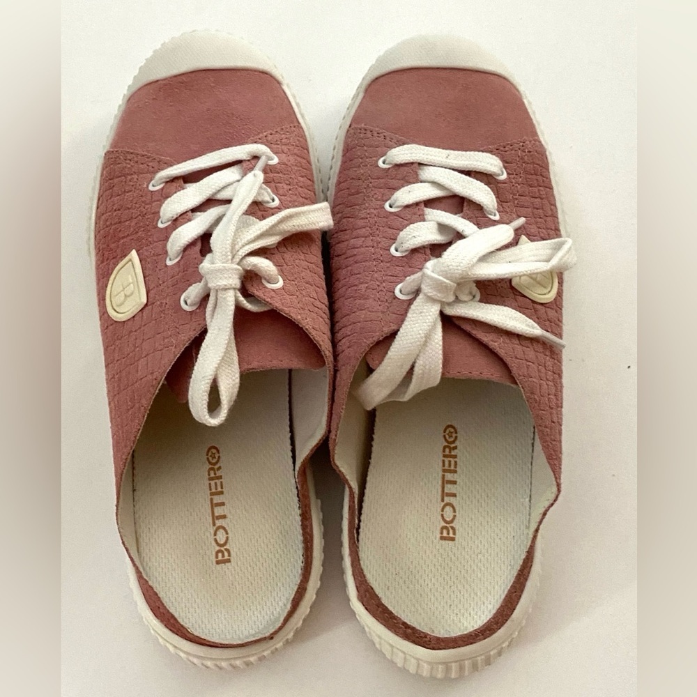 Bottero Women’s Shoes Suede slip-on sneakers pink size 8 - Picture 4 of 11